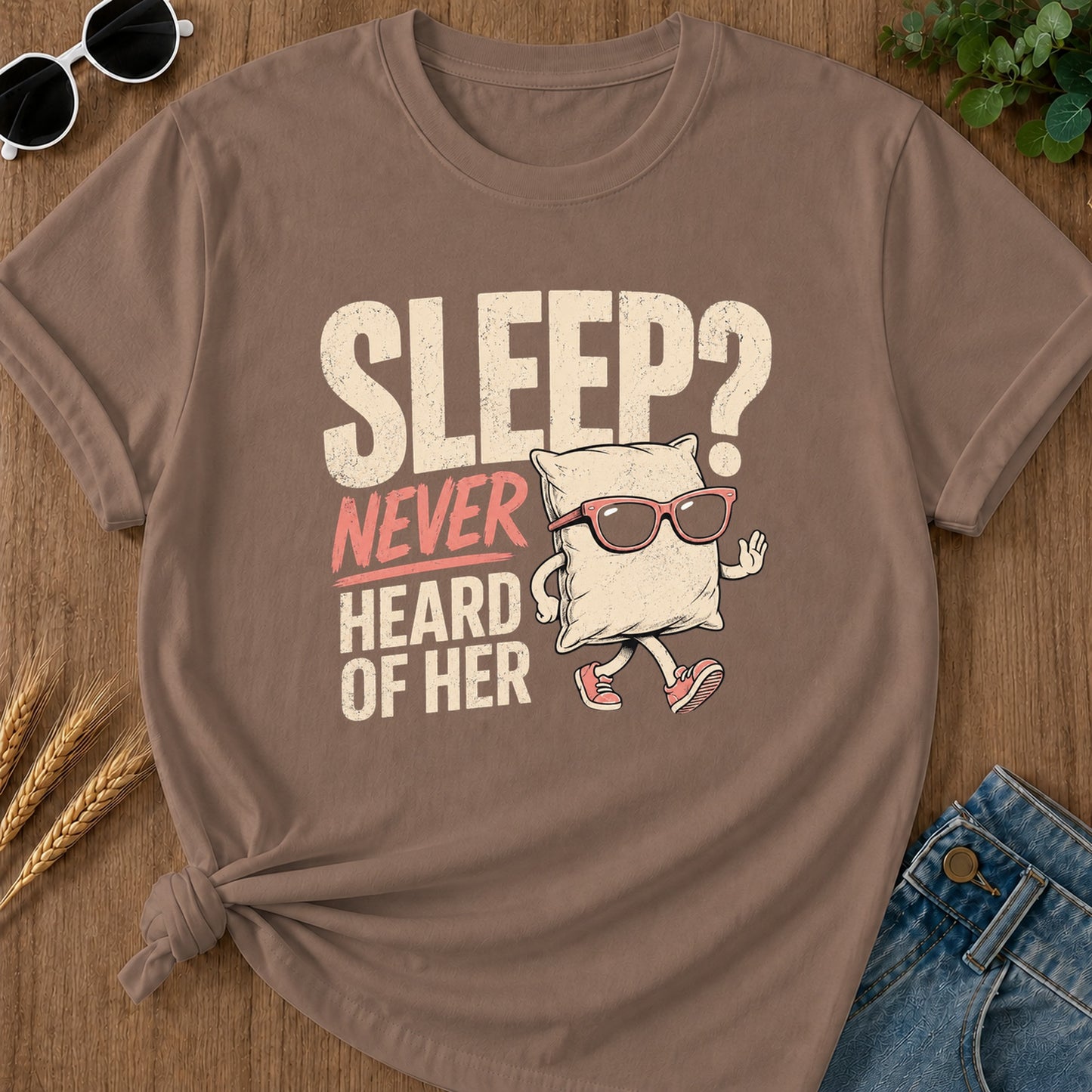 Tshirt Design 06 117 Never T-Shirt - Espresso