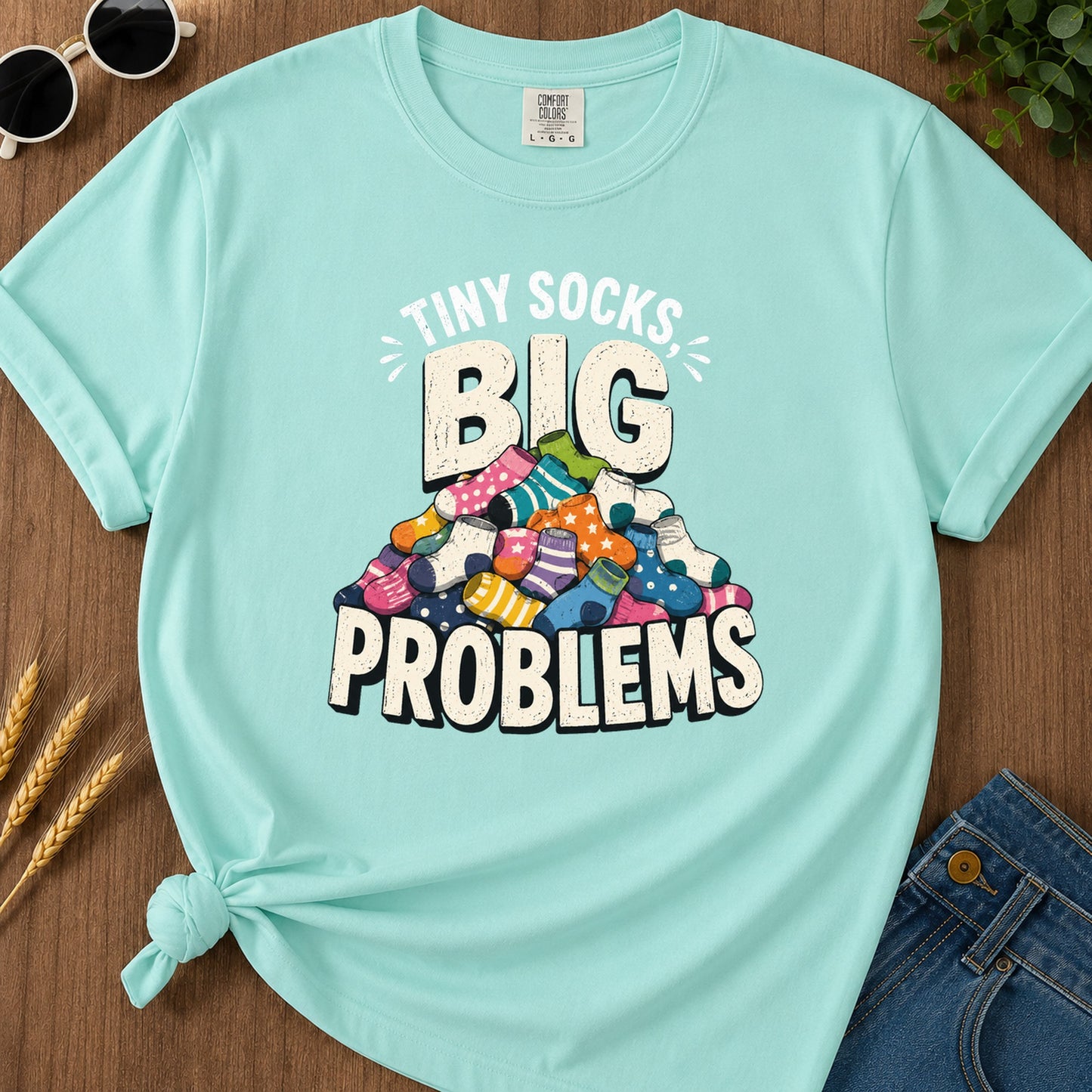 Tshirt Design 06 119 T-Shirt - Chalky Mint