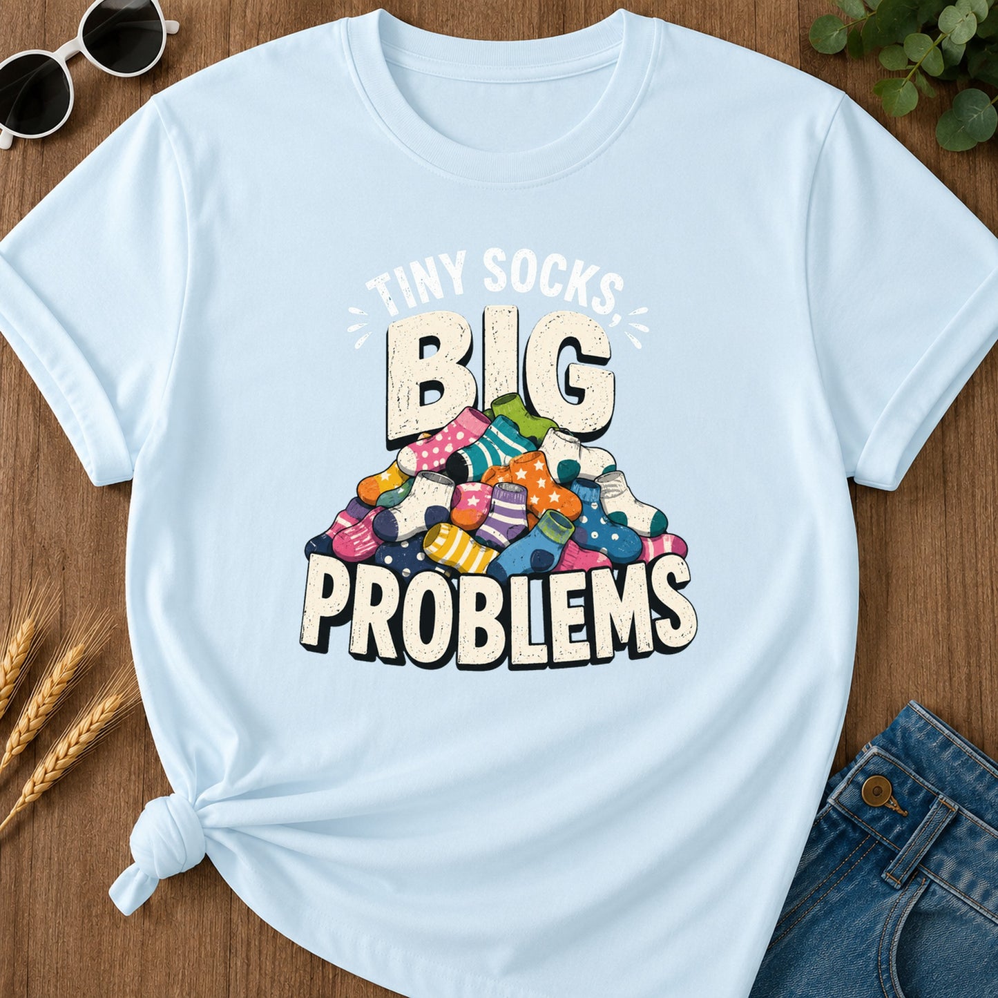 Tshirt Design 06 119 T-Shirt - Chambray