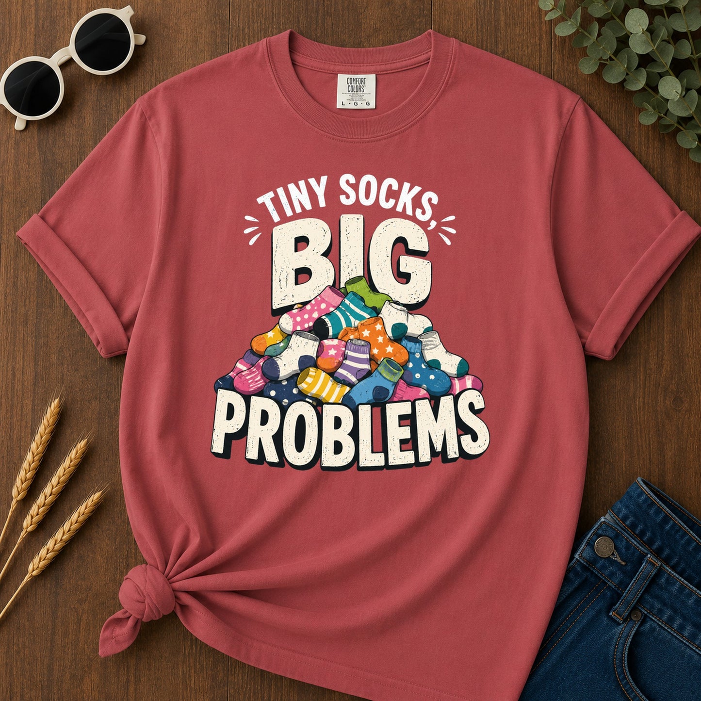 Tshirt Design 06 119 T-Shirt - Crimson