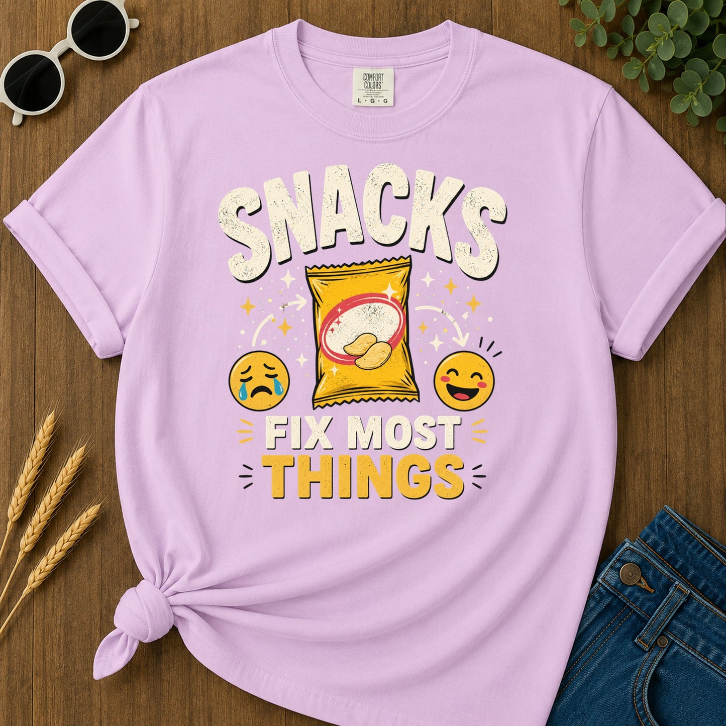 Tshirt Design 06 123 T-Shirt - Orchid