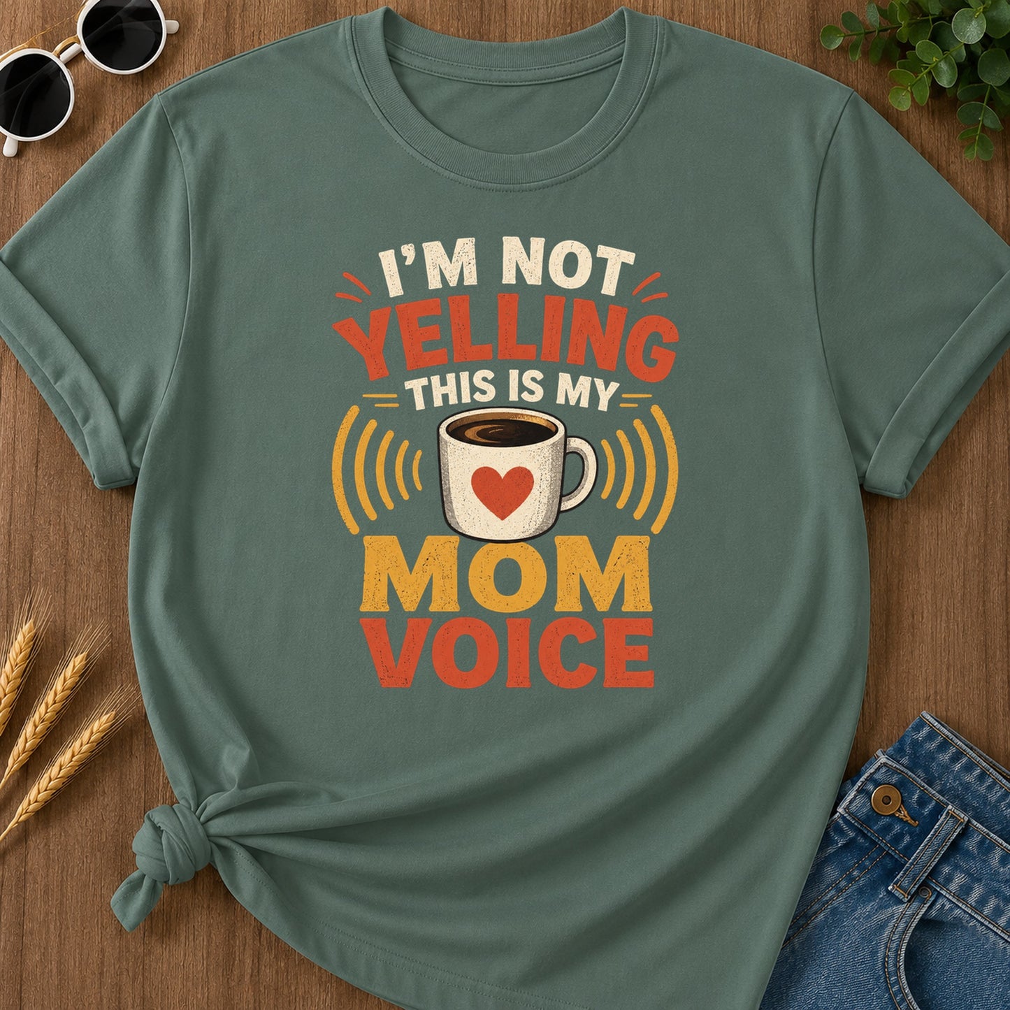 Tshirt Design 06 126 T-Shirt - Blue Spruce