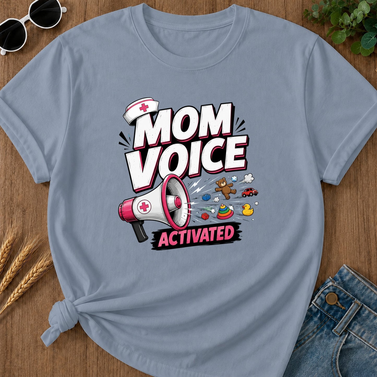 Tshirt Design 06 138 Activated T-Shirt - Blue Jean