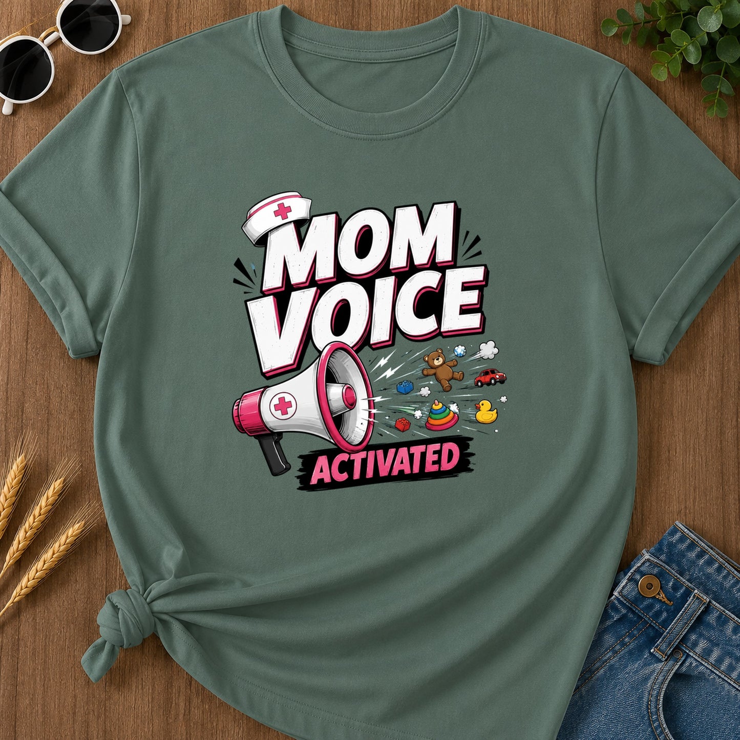 Tshirt Design 06 138 Activated T-Shirt - Blue Spruce