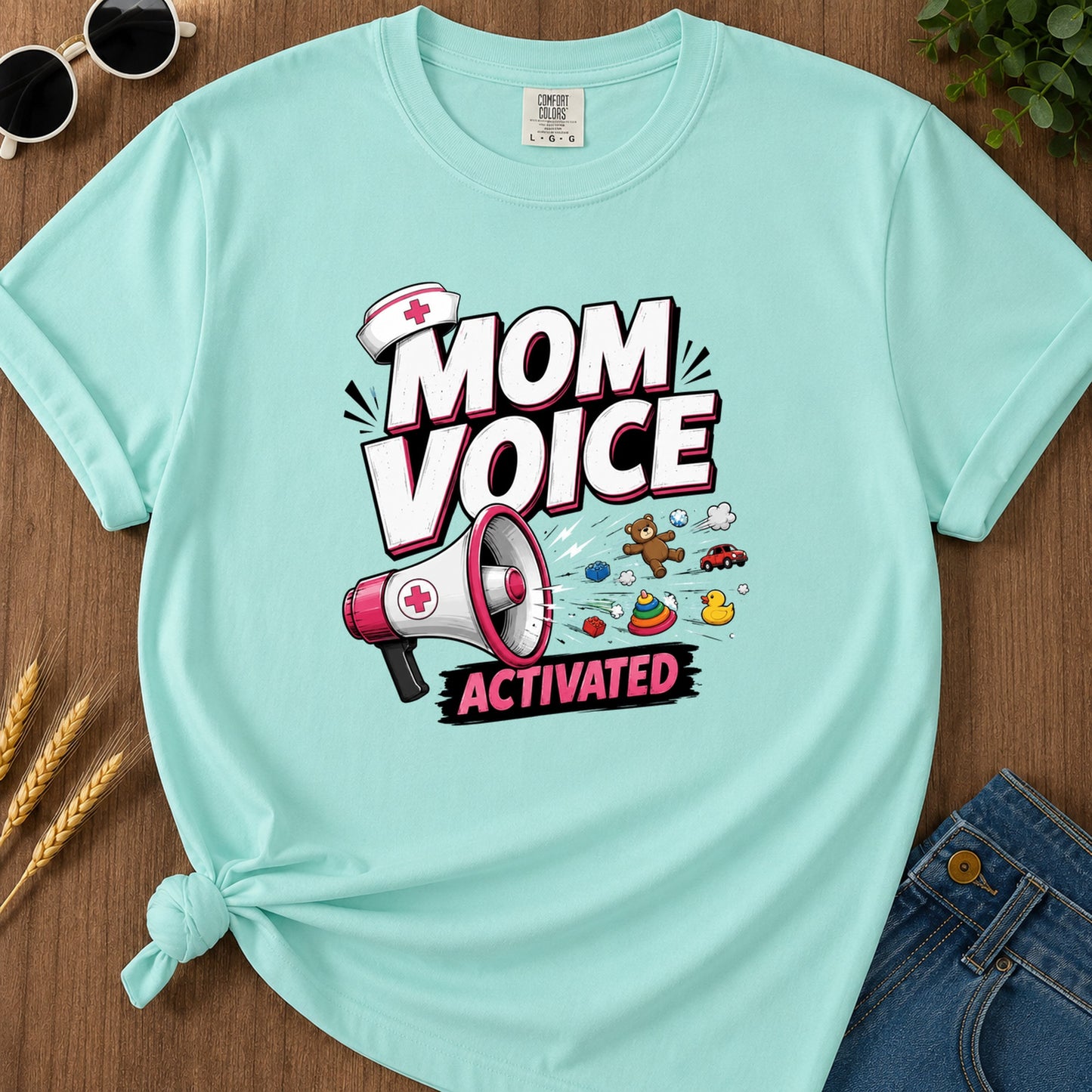 Tshirt Design 06 138 Activated T-Shirt - Chalky Mint