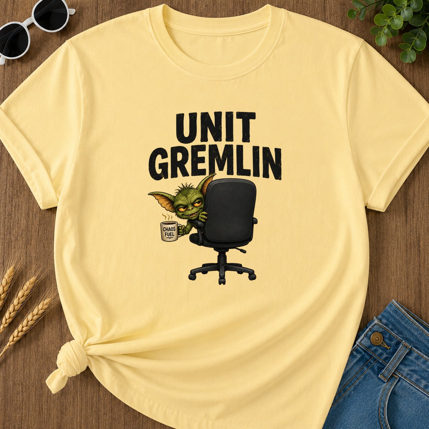 Unit Gremlin T-Shirt - Butter