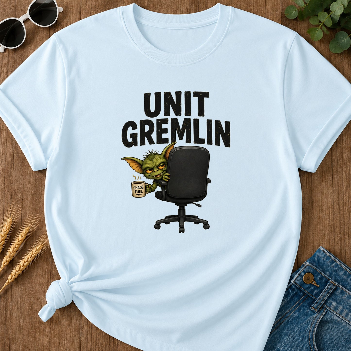 Unit Gremlin T-Shirt - Chambray