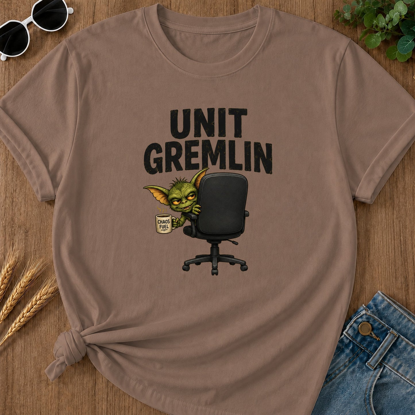 Unit Gremlin T-Shirt - Espresso