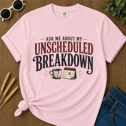 Unscheduled Breakdown T-Shirt - Blossom