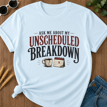 Unscheduled Breakdown T-Shirt - Chambray