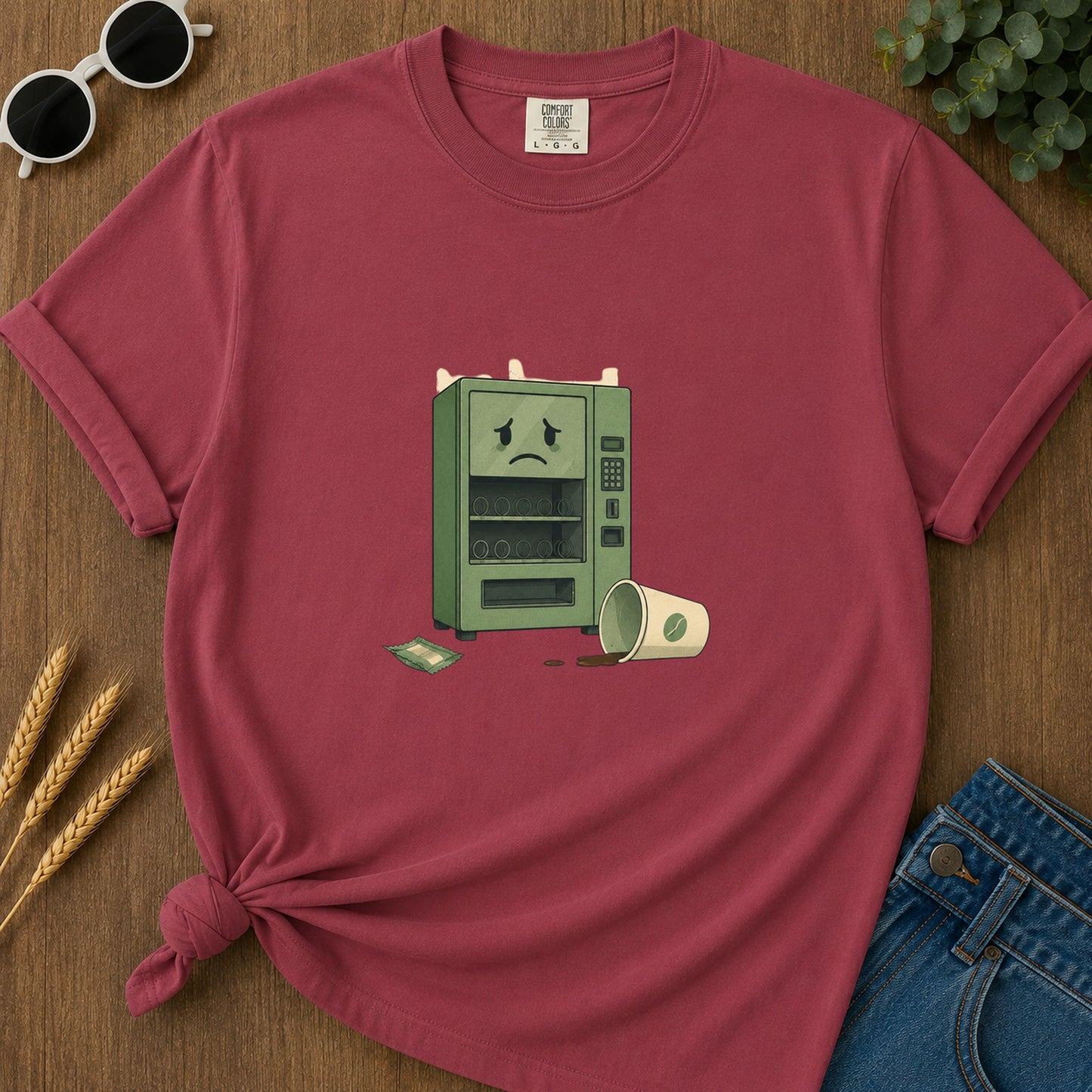 Vending Machine Empty T-Shirt - Chili