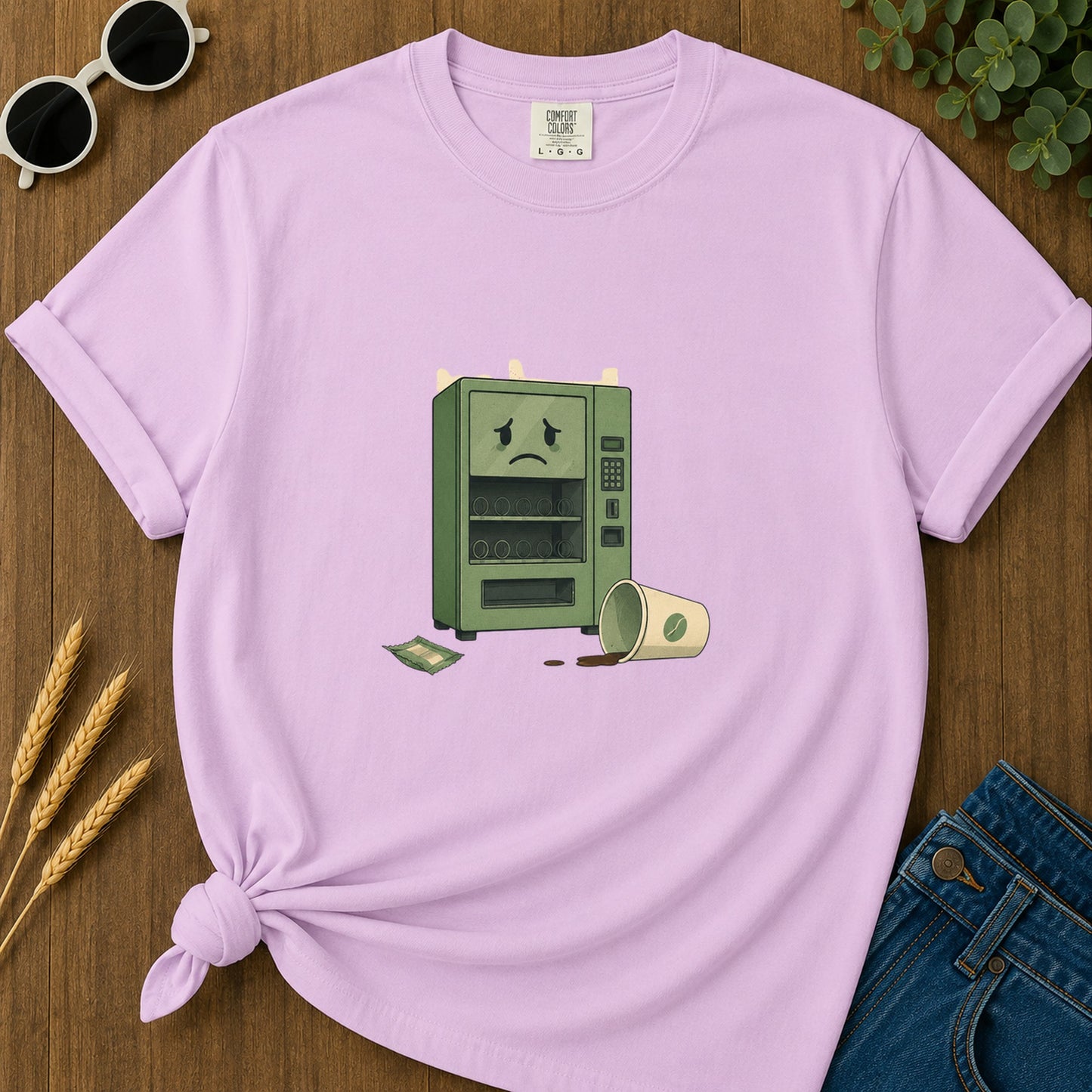 Vending Machine Empty T-Shirt - Orchid