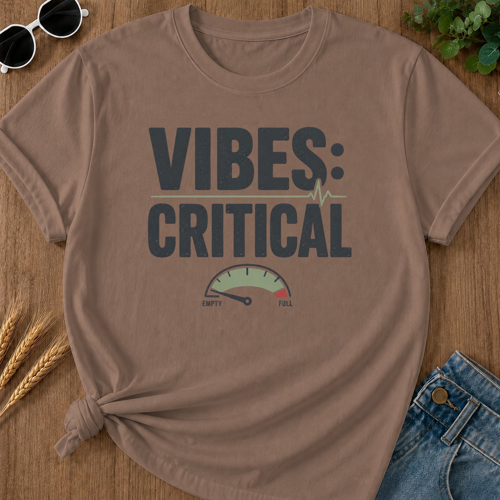 Vibes Critical T-Shirt - Espresso