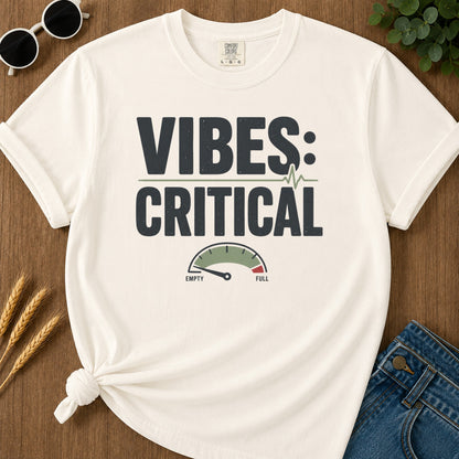 Vibes Critical T-Shirt - Ivory