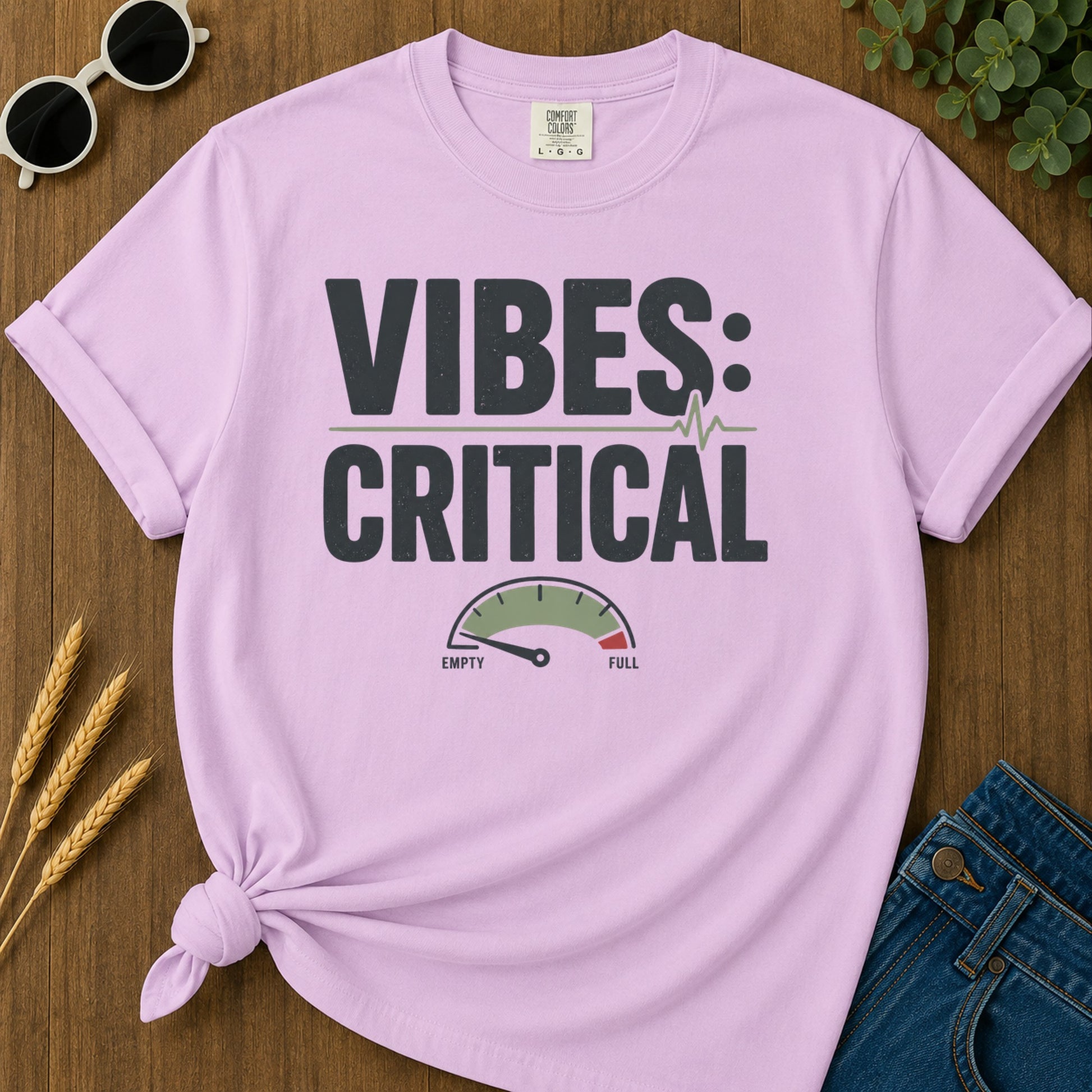 Vibes Critical T-Shirt - Orchid