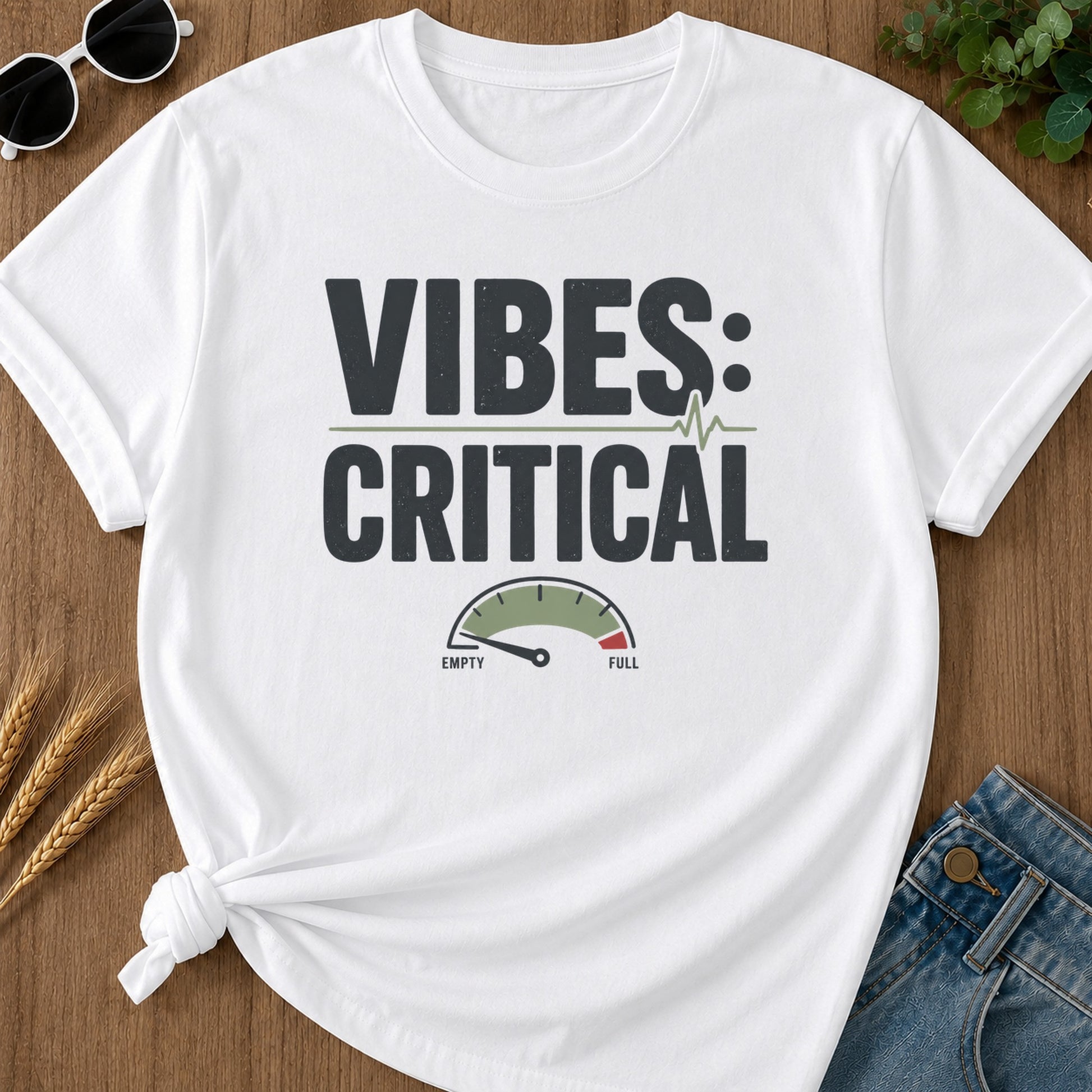 Vibes Critical T-Shirt - White