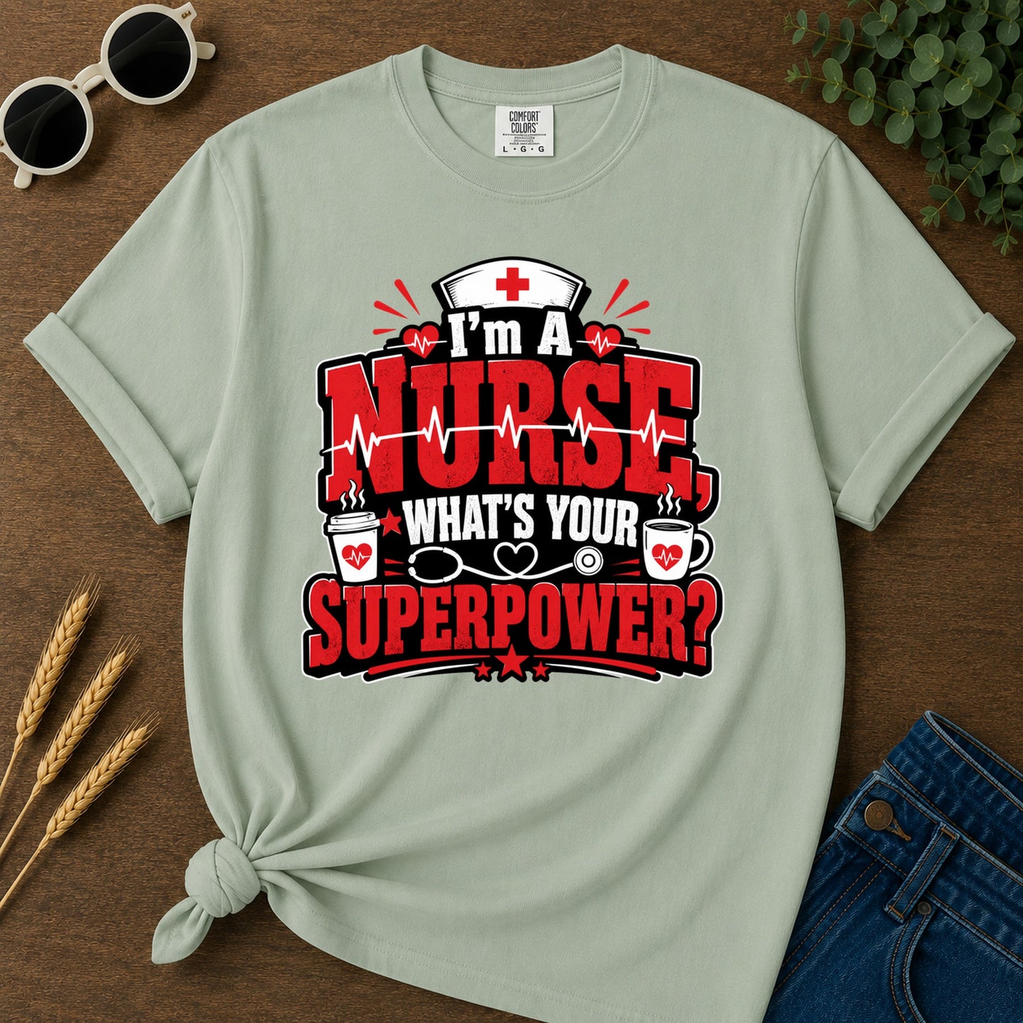 Whats Your Superpower T-Shirt - Bay