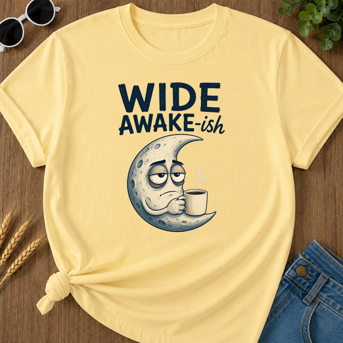 Wide Awake Ish T-Shirt - Butter