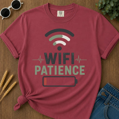 Wifi Patience T-Shirt - Chili