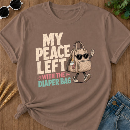 With The Ere Bag T-Shirt - Espresso