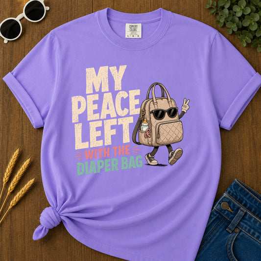 With The Ere Bag T-Shirt - Violet