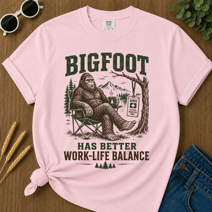 Work Life Balance T-shirt - Blossom Mockup