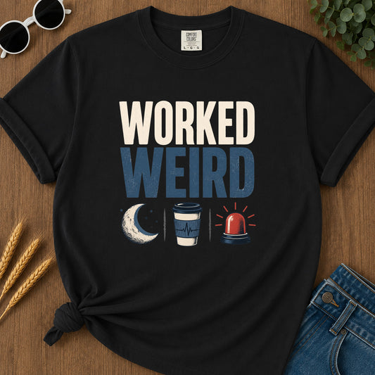 Worked Weird T-Shirt - Black