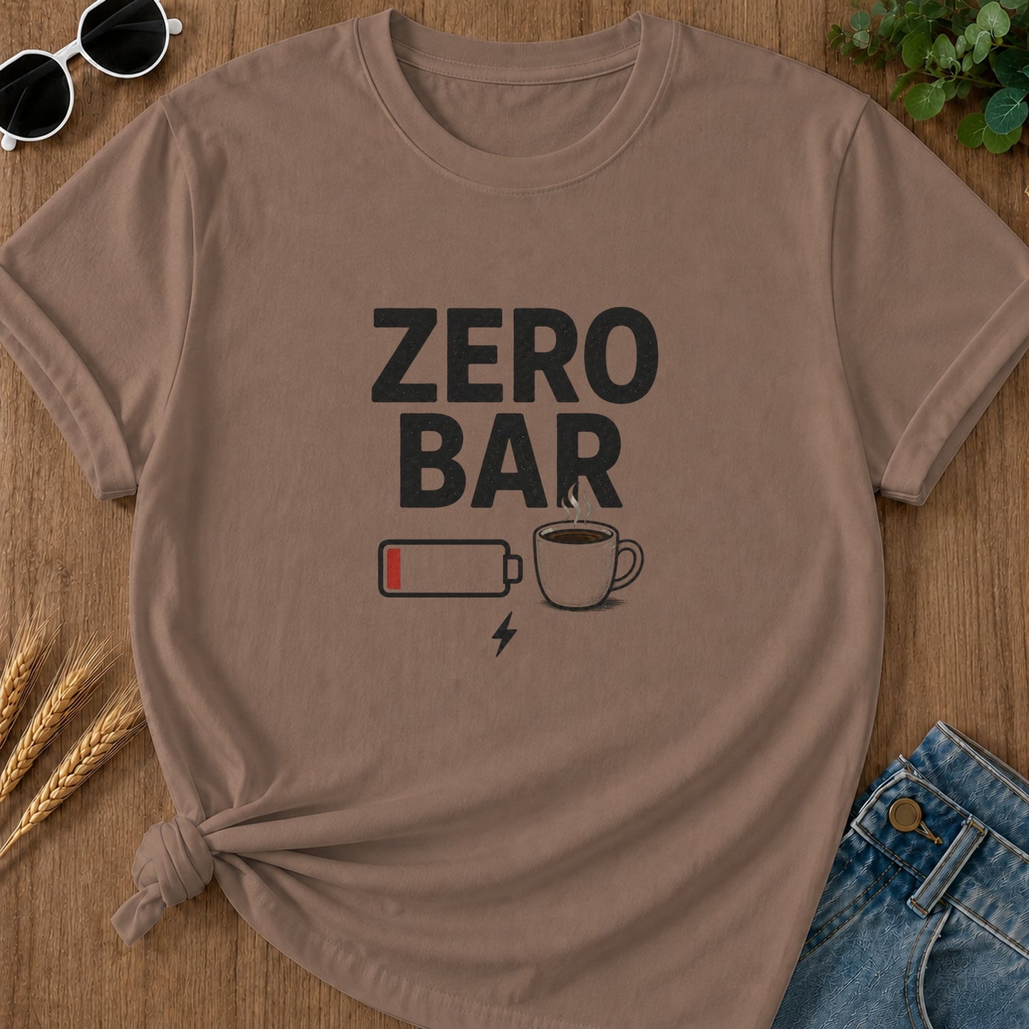 Zero Bar T-Shirt - Espresso